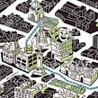 Mapa CDMX para ReUrbano. Design, Traditional illustration, and Digital Illustration project by Raúl González - 02.01.2019