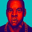 JZ & Nas portraits  Ein Projekt aus dem Bereich Vektorillustration von Abraham García - 08.07.2019