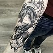 Anime y caricaturas en la piel.. Desenho de tatuagens e Ilustração tradicional projeto de Polilla Tattoo - 16.07.2019