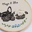 Retratos Maya & Blue . Un proyecto de Bordado de Valentina Castillo - 17.07.2019