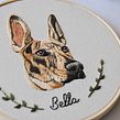 Retrato de Bella . Un proyecto de Bordado de Valentina Castillo - 17.07.2019