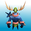 Mi Proyecto del curso: Modelado de personajes low poly para videojuegos . 3D project by Daniel Gutiérrez - 05.13.2019