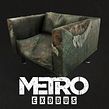Sofá - Metro Exodus. 3D, 3D Modeling, and Video Games project by Paula Sánchez-Ferrero Ruiz - 07.15.2017