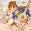 Santuario Lunar. Projekt z dziedziny Trad, c, jna ilustracja i Malowanie akwarelą użytkownika Dolle Étoile - 18.01.2019