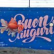 Mural - Buen Augurio. Un progetto di Calligrafia, Arte concettuale, Design, Graphic design, Scrittura, Lettering e Pittura di TECK24 - 08.09.2019