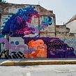 Mural día de muertos. Calligraph, Collage, Concept Art, Creative Consulting, Creativit, Drawing, Design, Graphic Design, Lettering, Painting, T, and pograph project by TECK24 - 09.08.2019