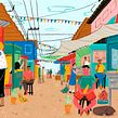 Going home to eat Ein Projekt aus dem Bereich Traditionelle Illustration von Catalina Vásquez - 13.03.2019