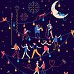 Calendario Abanca. Drawing, Editorial Design, Traditional illustration, and Digital Illustration project by Carlos Arrojo - 11.25.2019