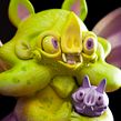 Midnight Moon Bat  / babyBat . To, Design, Sculpture, and Children's Illustration project by Mitote Rodela - 10.15.2019