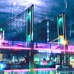 Wired (escena Cyberpunk). Projekt z dziedziny Concept art użytkownika Koke Nunez - 07.11.2019