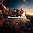 El último dragón. Concept Art, Art Direction, and Digital Illustration project by Jonathan Chafloque - 09.11.2018