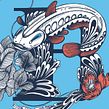 ILUSTRACIÓN BAGRE. "DAME" FANZINE GASTRONÓMICO. Un proyecto de Diseño e Ilustración tradicional de JORGE LEWIS - 29.11.2019