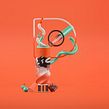 36 DAYS OF TYPE - SHAPES AND FORMS. Un proyecto de 3D de Jim Palacio - 13.05.2017