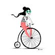 Bici. Un proyecto de Ilustración tradicional e Ilustración digital de Sara Tomate - 14.12.2019