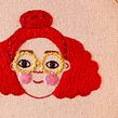 Niña Colorada . Un projet de Broderie de Flora Te - 17.12.2019