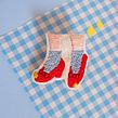 Los zapatitos de ruby de Dorothy . Embroider project by Flora Te - 12.17.2019