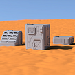 Domestika - MARS Collection. Een project van  3D-modellering van Agustín Arroyo - 28.12.2019