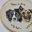 Foster & Amy . Embroider project by Valentina Castillo - 01.04.2020