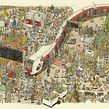 Norwegian railroads. Un progetto di Pubblicità, Design editoriale e Illustrazione tradizionale di Mattias Adolfsson - 28.01.2020