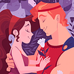Disney Hearts (personal). Ilustração tradicional e Ilustração digital projeto de Isadora Zeferino - 03.11.2019