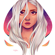 Stare. Ilustração digital projeto de Natália Dias - 13.02.2020