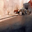 Serie "Los Nogales", 2019.. Un projet de Architecture, Illustration traditionnelle , et Aquarelle de Gonzalo Ibáñez - 01.07.2019