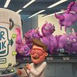Air Funk Odor Remover. Un progetto di Character design, Illustrazione tradizionale e Pubblicità di Sergio Edwards - 17.03.2020