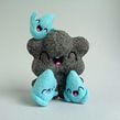 Cloud and Raindrops are BFF's. Fine Arts, Arts, Crafts, Character Design, Sculpture, Art To, and s project by droolwool - 03.19.2020