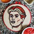 Bowie. Projekt z dziedziny  Haft, Kreat i wność użytkownika Camila Rubio Erazo - 03.06.2020