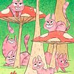 Alicia y los gatos. Children's Illustration project by Jimena S. Sarquiz - 04.20.2020