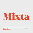 Mixta. Un progetto di Design tipografico di Latinotype - 26.02.2020