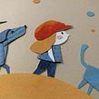 Zamba para aprender a caminar. Un proyecto de Collage, Diseño de personajes, Ilustración tradicional e Ilustración infantil de Estrellita Caracol - 13.05.2020