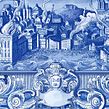 Cuando Lisboa Tembló/ Book Cover. Un proyecto de Dibujo digital y Pintura a la acuarela de Silja Goetz - 13.05.2020