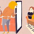Web guide: Dagens Nyheter. Traditional illustration project by Emma Hanquist - 05.23.2018