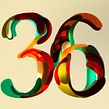Half Japanese Numbers (36 days of type 07) 2020. Projekt z dziedziny 3D, Animacje 3D,  Manager art, st, czn, Projektowanie t, pografii,  Lettering 3D, T, pografia, Trad, c, jna ilustracja, Design,  Motion graphics,  Animacja, Projektowanie graficzne,  Sound design,  Modelowanie 3D, Concept art,  Projektowanie 3D, Liternictwo c i frowe użytkownika Erich Gordon - 30.03.2020