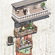 "Social Distancing". Een project van 3D, Architectuur, Digitale architectuur, Interactief ontwerp,  Urban art,  Beeldende kunst,  Tekening,  Ontwerp, Digitale illustratie,  Infographics y  Digitaal schilderij van Fernando Neyra Moreta - 18.05.2020