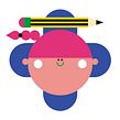 SANTILLANA. Cuaderno de escritura creativa. Un proyecto de Dirección de arte, Diseño editorial e Ilustración tradicional de Del Hambre - 20.05.2020