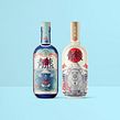 Sake Ao Kuma 青熊酒 🇯🇵. Drawing, Digital Drawing, Design, Graphic Design, Traditional illustration, Ink Illustration, Digital Illustration, Vector Illustration, and Packaging project by Emi Renzi - 05.19.2020