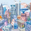 Fantastic Cities. Een project van  Architecturale illustratie y Traditionele illustratie van Carlo Stanga - 25.05.2020
