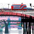 London Bridges Ein Projekt aus dem Bereich Architektonische Illustration, Architektur und Traditionelle Illustration von Carlo Stanga - 26.05.2020