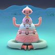 Pictoplasma Intro 2019. Animação 3D, Design de personagens 3D, Modelagem 3D, e Animação projeto de Laurie Rowan - 01.05.2019