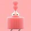 Pink Series. 3D Character Design, and Traditional illustration project by Laurie Rowan - 05.01.2019