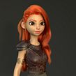 Princess warrior. Un projet de 3D de Javier Benver - 05.06.2020