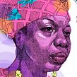 Nina Simone. Ilustração digital projeto de Leonardo Gauna - 05.06.2020