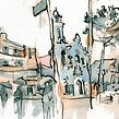 Ilustrações para o livro "Calma, estamos perdidos". Desenho, Ilustração tradicional, e Pintura em aquarela projeto de Raro de Oliveira - 12.06.2020