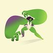 She-Hulk. Een project van Ontwerp van personages, Stripboek, Digitale illustratie, Traditionele illustratie y Vectorillustratie van Nathan Jurevicius - 18.06.2020