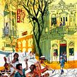 Lapa - Rio de Janeiro. Patrimônio Histórico, alegria e calor.. Un proyecto de Dibujo, Ilustración tradicional, Ilustración arquitectónica, Ilustración digital y Arquitectura de Raro de Oliveira - 25.06.2020
