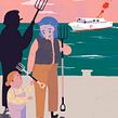 Editorial illustrations: Dagens Nyheter. Un projet de Illustration numérique, Conception éditoriale et Illustration traditionnelle de Emma Hanquist - 28.06.2020