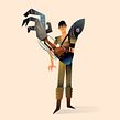 Furiosa. Un projet de Conception de personnages, Illustration numérique, Cinéma, vidéo et télévision, Illustration traditionnelle et Illustration vectorielle de Nathan Jurevicius - 10.07.2020
