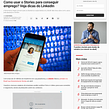 Matéria Exame.com sobre lançamento do LinkedIn Stories . Un proyecto de Comunicación de Rodrigo Focaccio - 21.05.2020